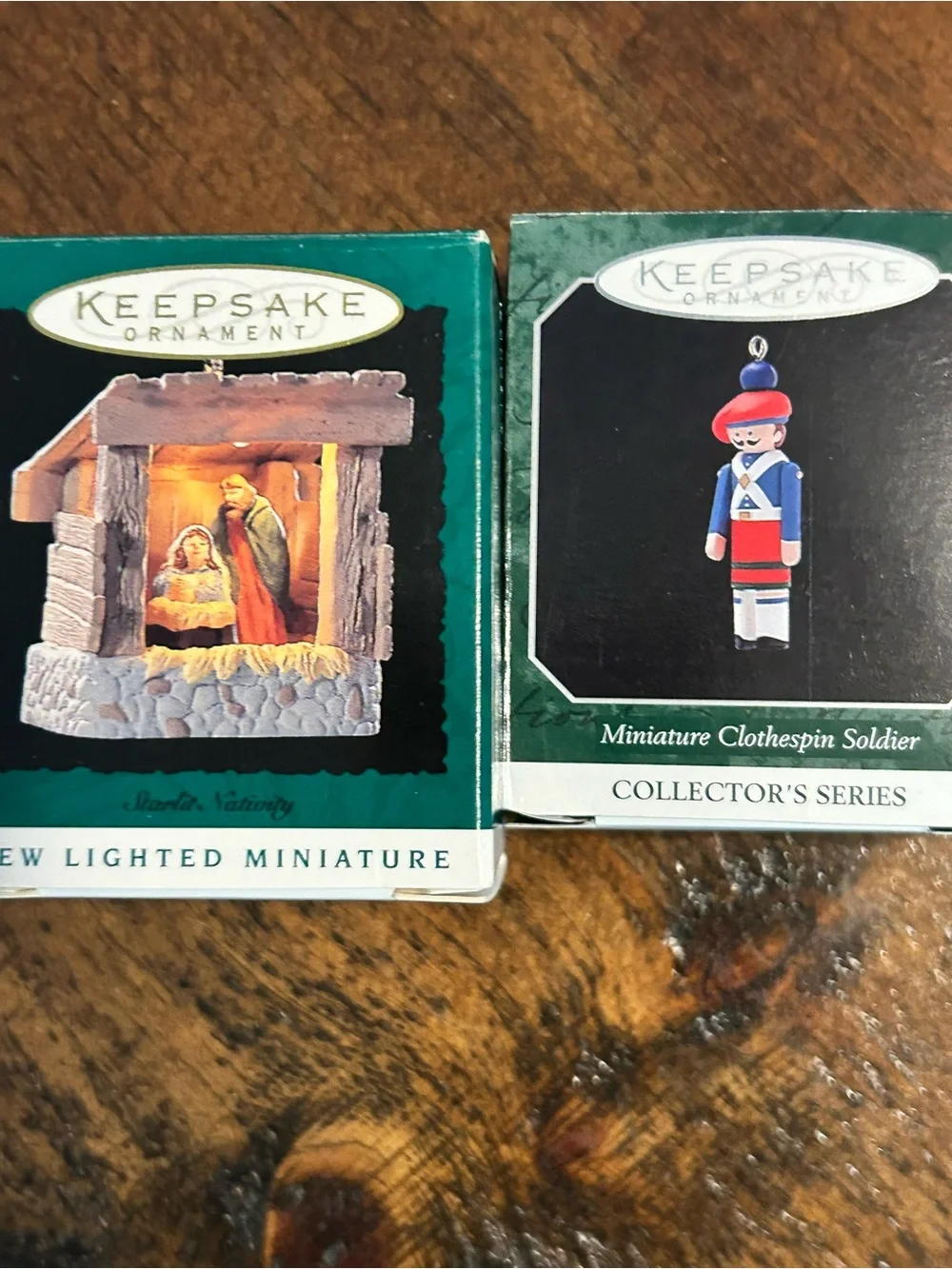 Hallmark Miniature Ornaments, Set of 5 Assorted Lot. Exc Condition